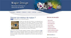 Desktop Screenshot of magie-design.com